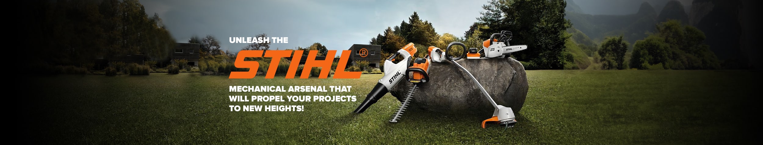 Unleash the STIHL mechanical arsenal that will propel your projects to new heights!